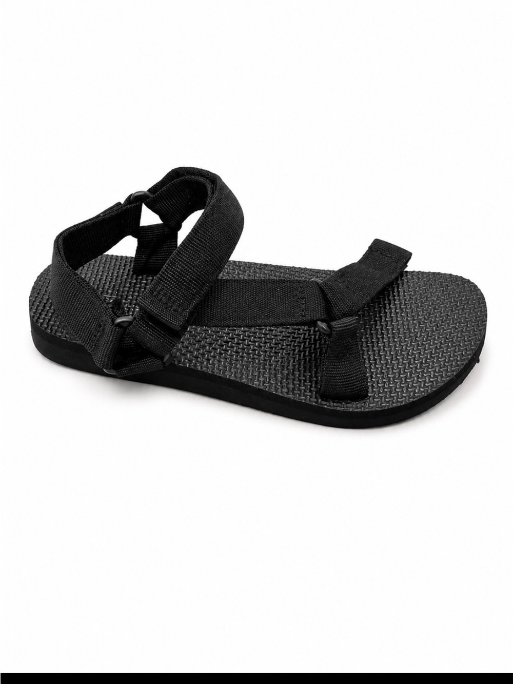 No Boundaries Black Adjustable Strap Sport Sandals women's SZ 6 hiking worn once